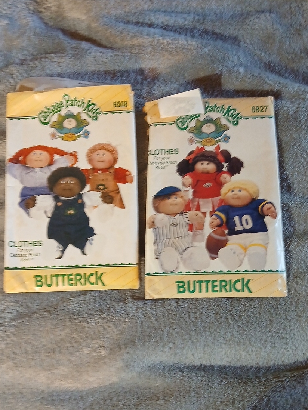 Vintage Butterick Cabbage Patch Kids Sewing Patterns Two Sets